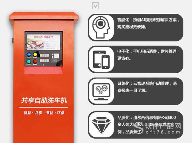 深圳迪尔西共享洗车机方案软硬件app定制开发
